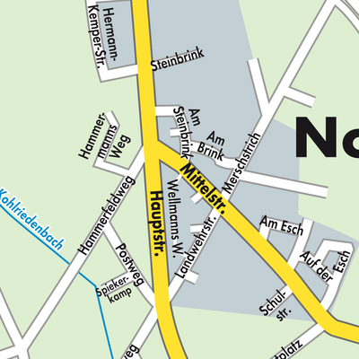 Stadtplan Nortrup