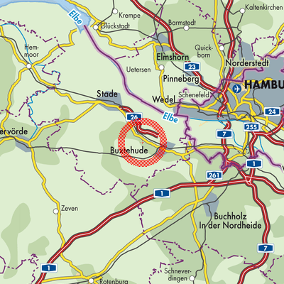 Landkarte Nottensdorf