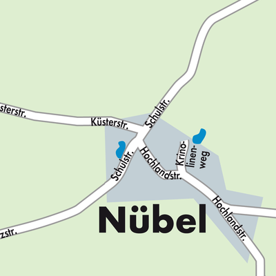 Stadtplan Nübel