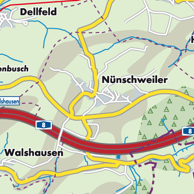 Übersichtsplan Nünschweiler