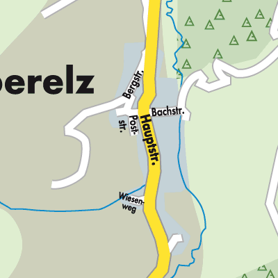 Stadtplan Oberelz