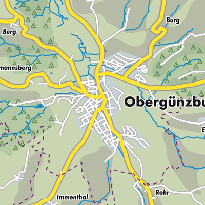 Übersichtsplan Obergünzburg