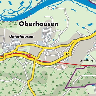 Übersichtsplan Oberhausen