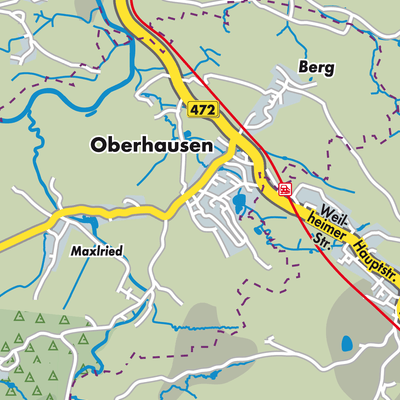 Übersichtsplan Oberhausen