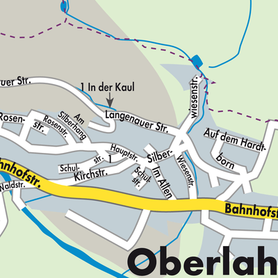 Stadtplan Oberlahr