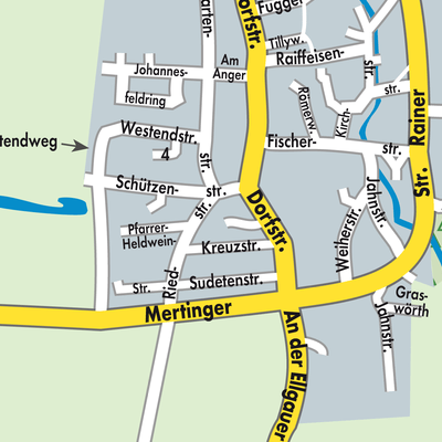 Stadtplan Oberndorf a.Lech