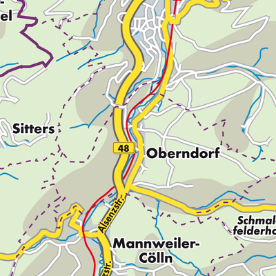 Übersichtsplan Oberndorf