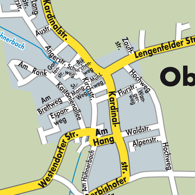 Stadtplan Oberostendorf