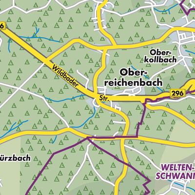Übersichtsplan Oberreichenbach
