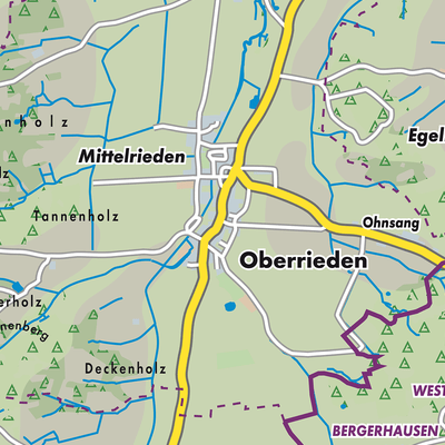 Übersichtsplan Oberrieden