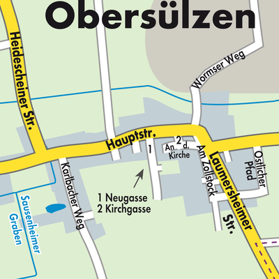Stadtplan Obersülzen