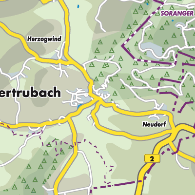 Übersichtsplan Obertrubach