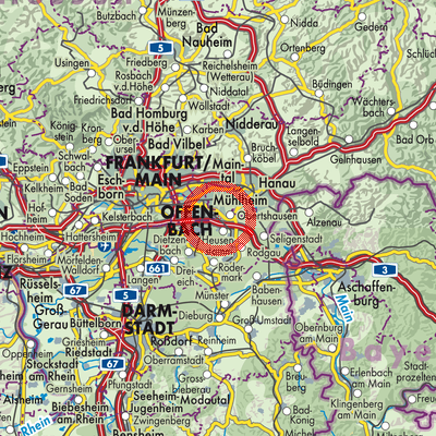 Landkarte Obertshausen
