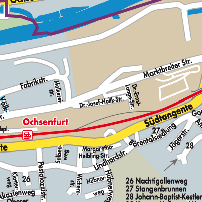 Stadtplan Ochsenfurt