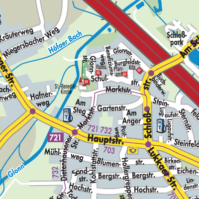 Stadtplan Odelzhausen
