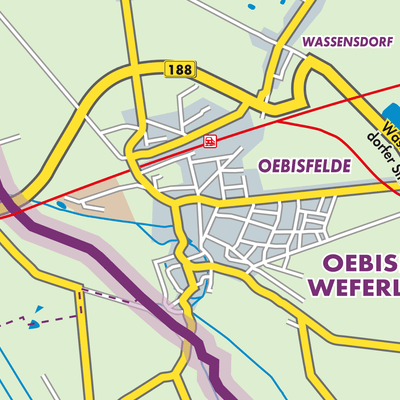 Übersichtsplan Oebisfelde-Weferlingen