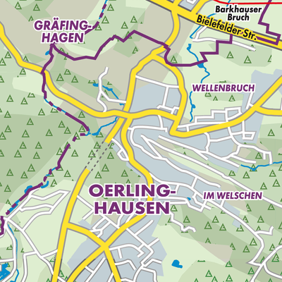 Übersichtsplan Oerlinghausen