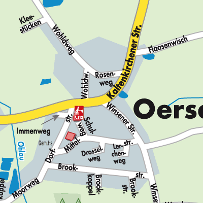 Stadtplan Oersdorf