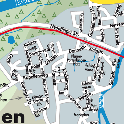 Stadtplan Offingen