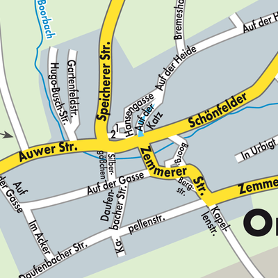 Stadtplan Orenhofen