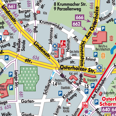 Stadtplan Osterholz-Scharmbeck