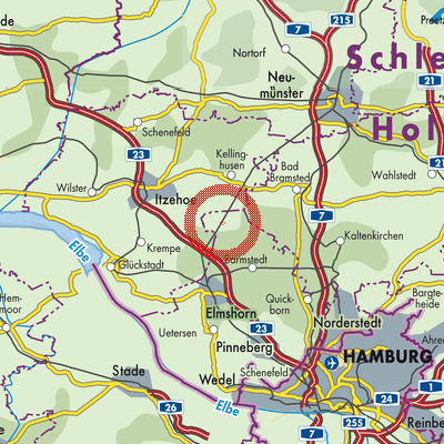 Landkarte Osterhorn