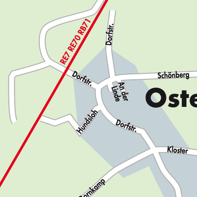 Stadtplan Osterhorn