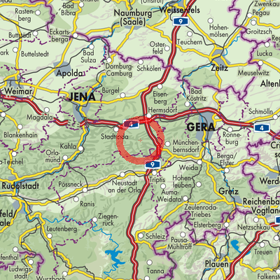 Landkarte Ottendorf