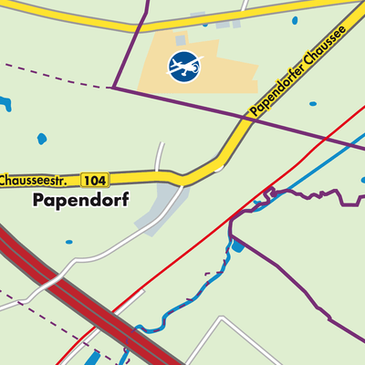 Übersichtsplan Papendorf