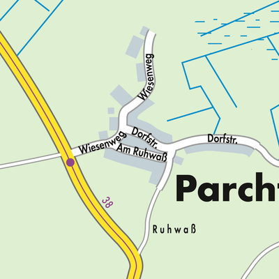 Stadtplan Parchtitz