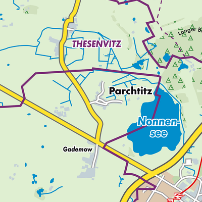 Übersichtsplan Parchtitz