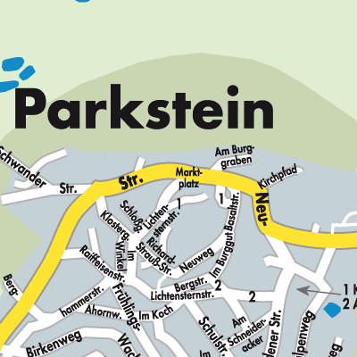 Stadtplan Parkstein