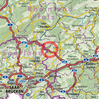 Landkarte Pfeffelbach