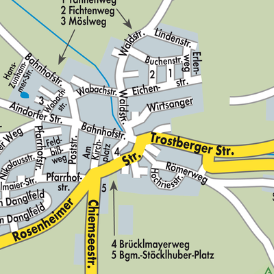 Stadtplan Pittenhart