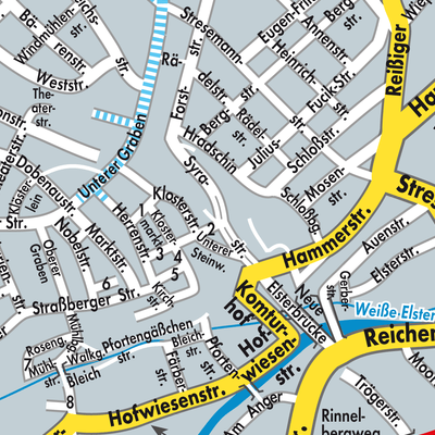 Stadtplan Plauen