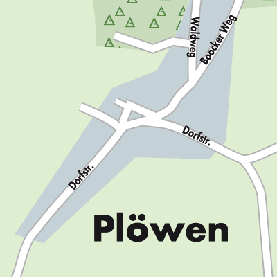 Stadtplan Plöwen