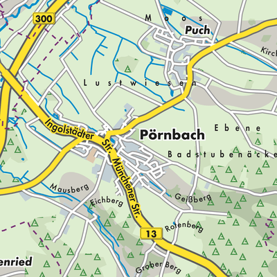 Übersichtsplan Pörnbach