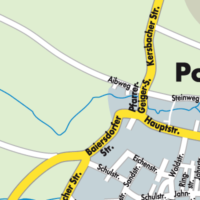 Stadtplan Poxdorf