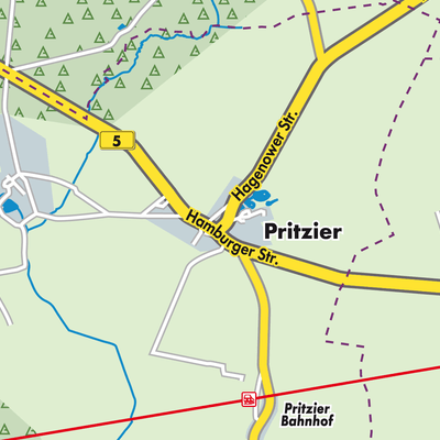 Übersichtsplan Pritzier