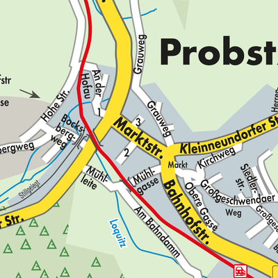 Stadtplan Probstzella