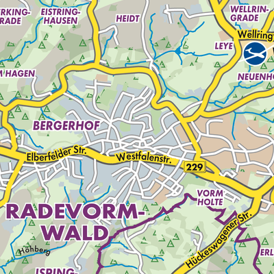 Übersichtsplan Radevormwald