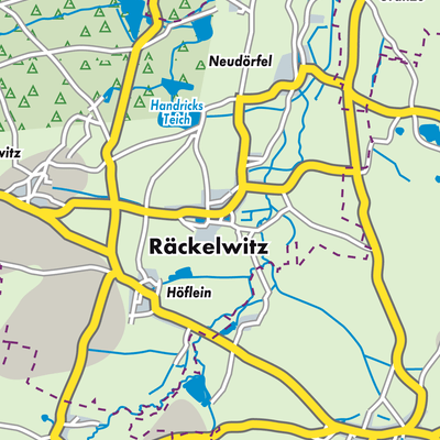 Übersichtsplan Räckelwitz - Worklecy