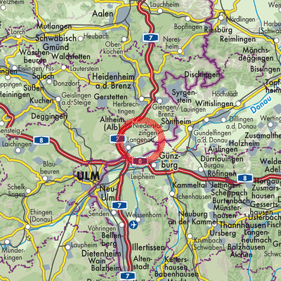 Landkarte Rammingen