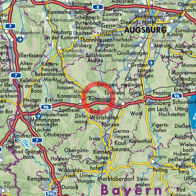 Landkarte Rammingen