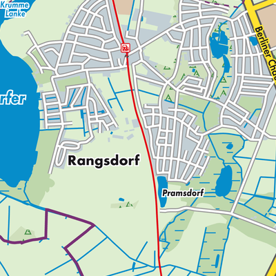 Übersichtsplan Rangsdorf