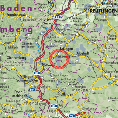 Landkarte Ratshausen