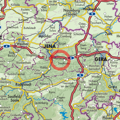 Landkarte Rausdorf