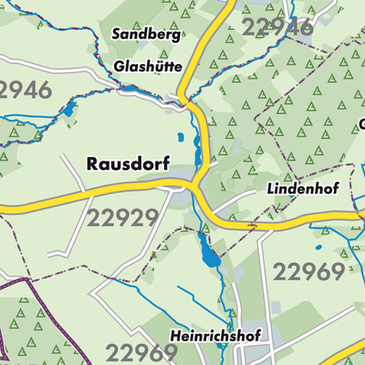 Übersichtsplan Rausdorf