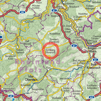 Landkarte Ravengiersburg