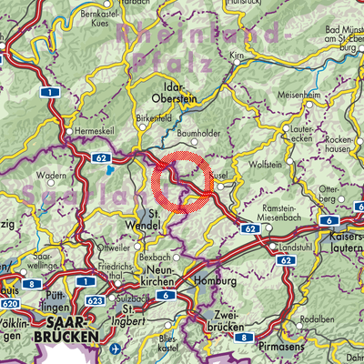 Landkarte Reichweiler